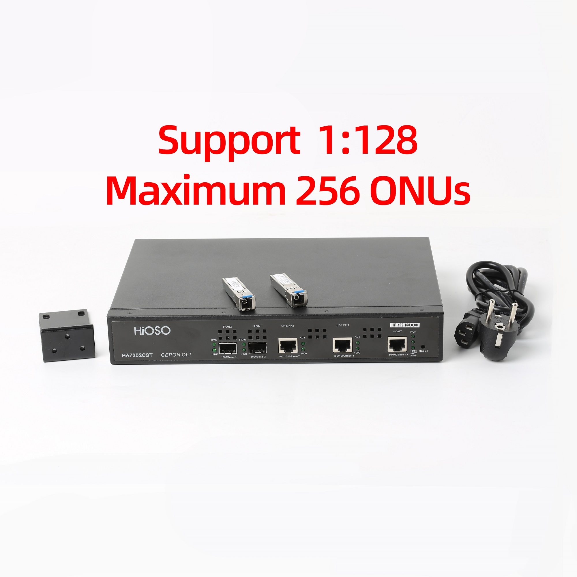 Ftth 2pon Epon Mini 2 Ports GEPON Olt Supply Other  Onu Maximum 1:128