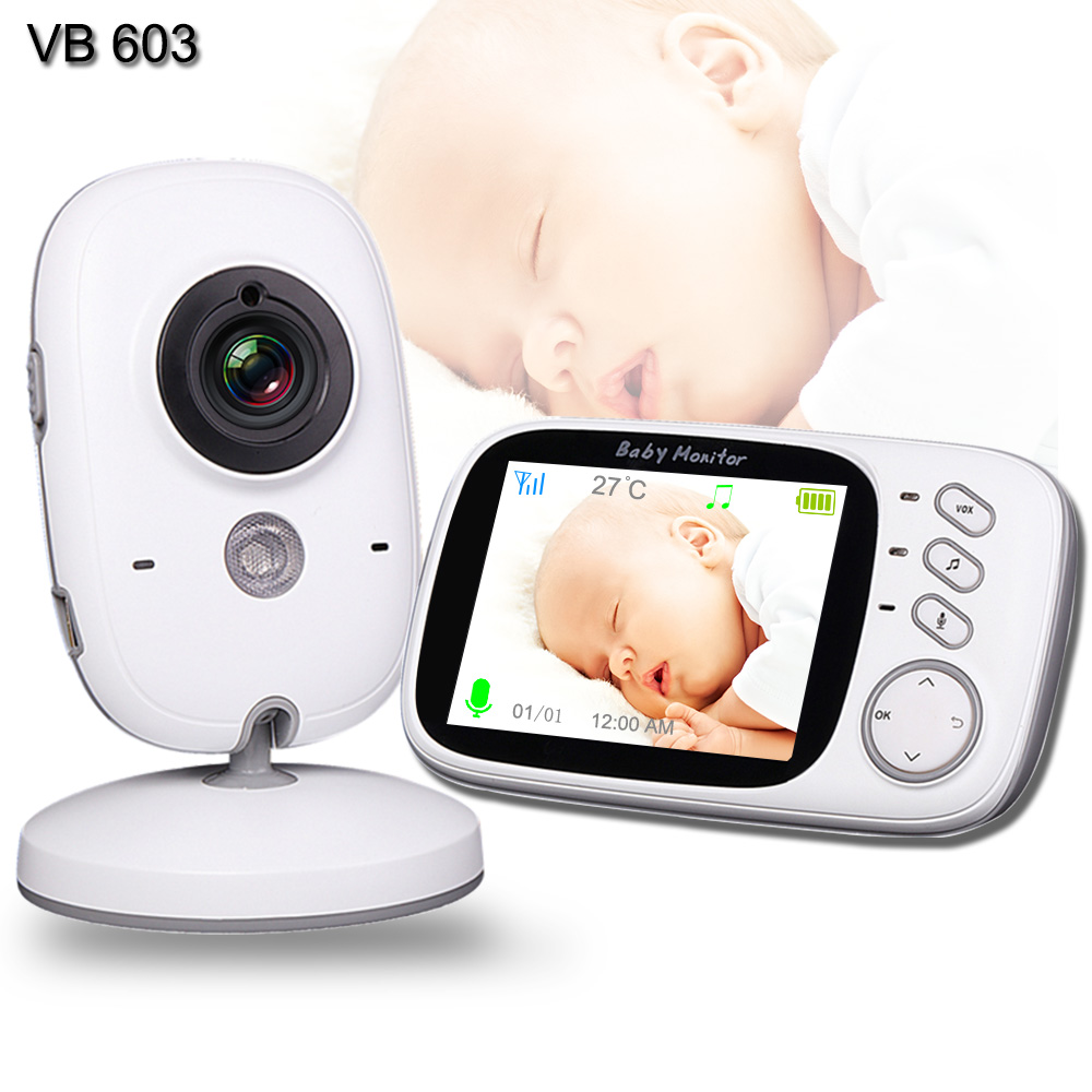 Baby Monitor With Camera Multifunction WiFi Baby Nanny Video Camera Two way Audio Temperature Monitoring Baby Sleeping Monitor