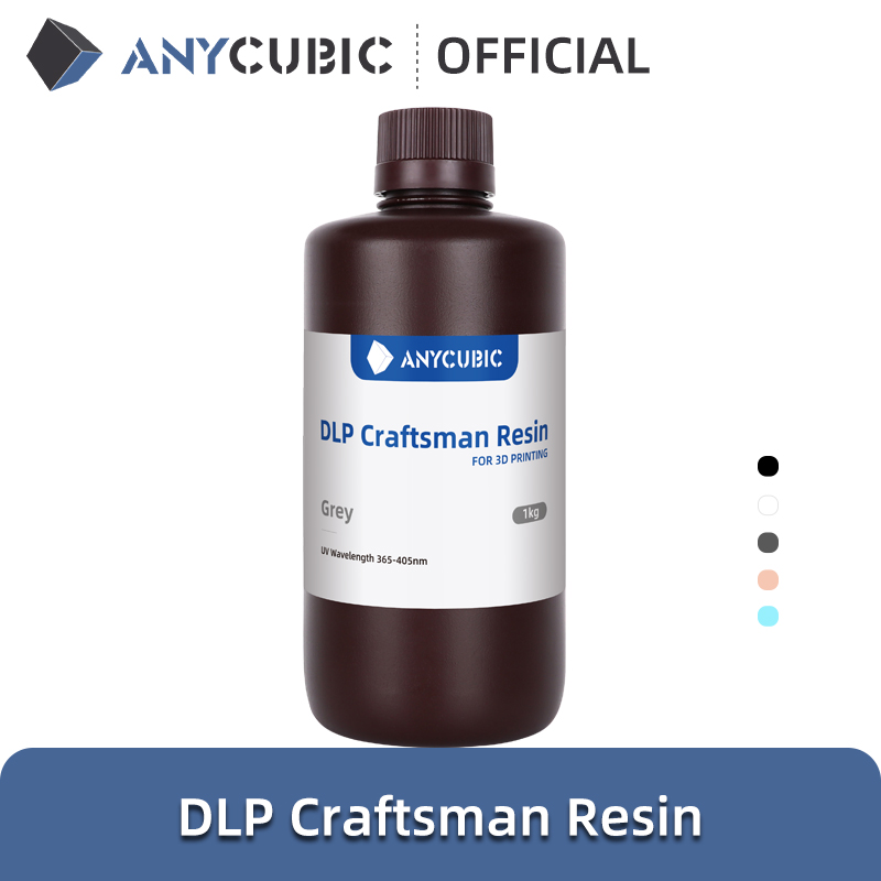 ANYCUBIC DLP Craftsman Resin DLP Exclusive Resins Long Shelf Life High Accuracy 3D Printing Material Developed For Pon Ultra
