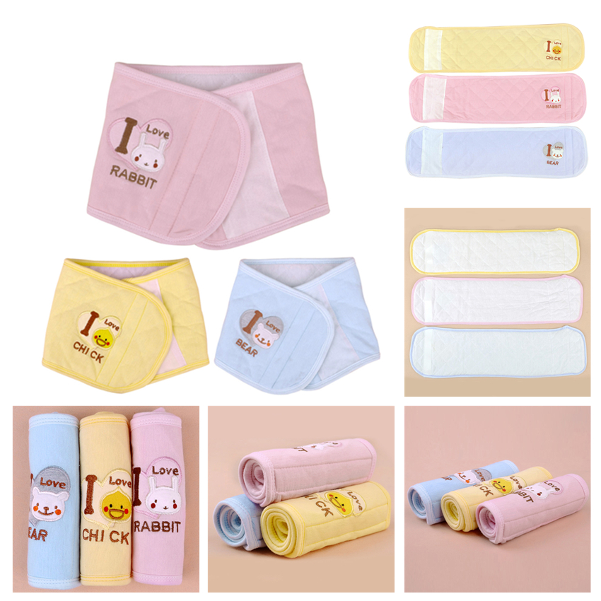 2Pcs/Lot Keep Warm Adjustable Soft Baby Bib Belt Belly Button Protector Bands Soft Navel Guard Girth Belt Baby Belly Bands