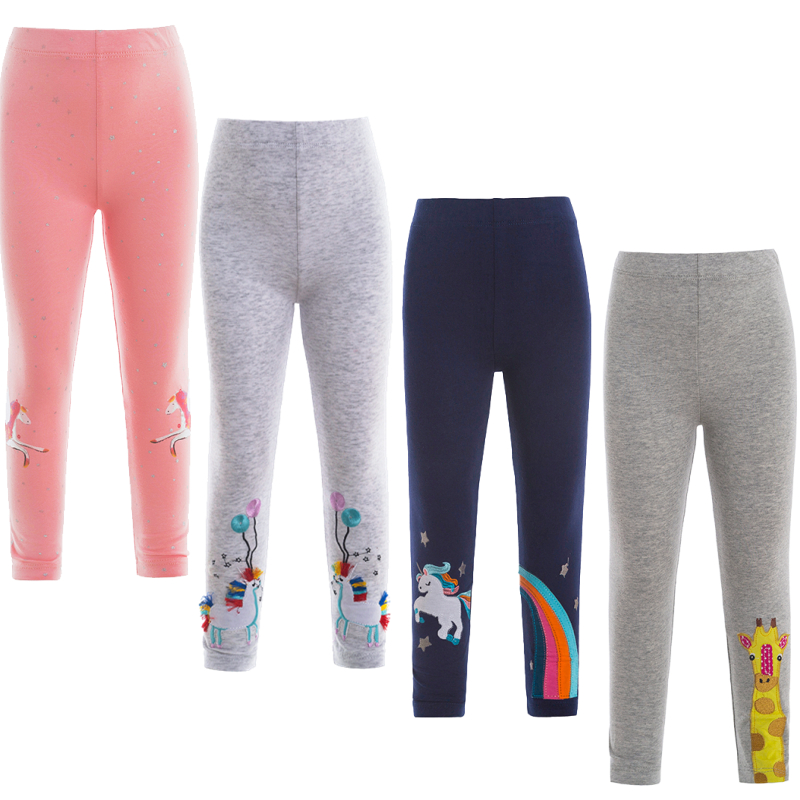 Children Leggings Trouser Kids Autumn Winter Clothing Girls Cartoons Printing Pants For 3-8 Years Girls
