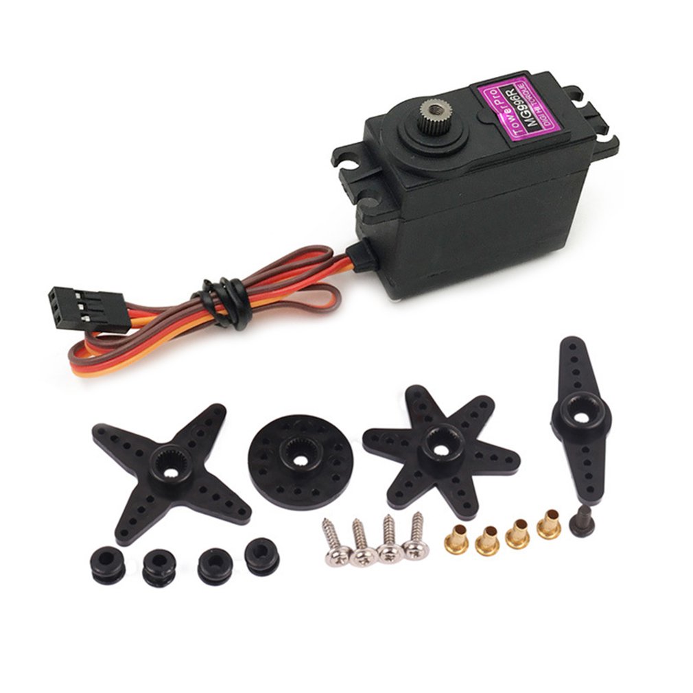 Durable MG996R 12Kg Metal Standard Servo Digital Servo High Torque Metal Gear RC Motor Servo For Car RC Helicopter Boat Kit