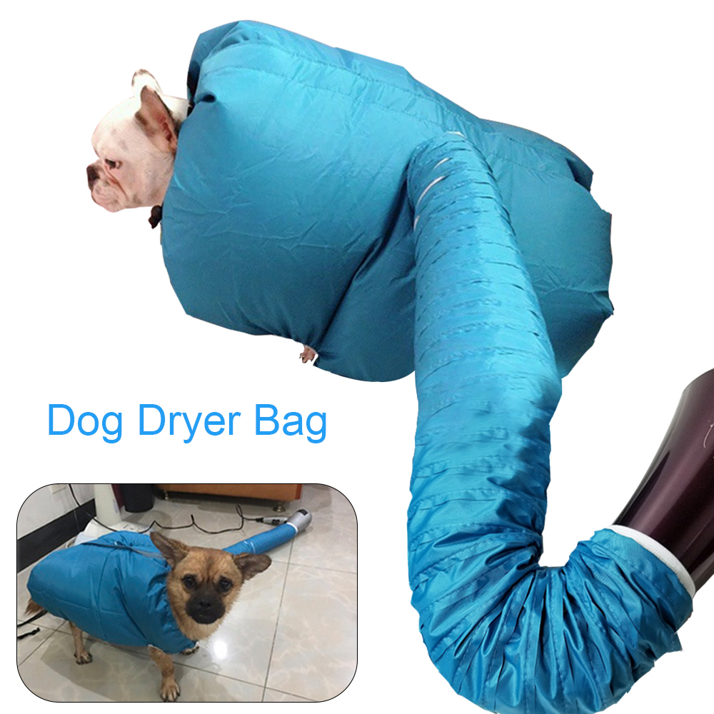 3 Sizes Portable Folding Dogs Hair Fast Drying Bags Dryer Blow Pet Grooming Bag Dog Cleaning Accessories Efficient Dry Tool Kit