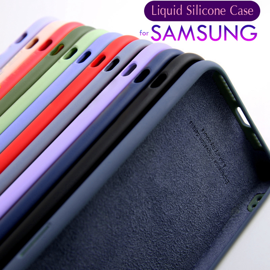 Soft Liquid Silicone Case For Samsung Galaxy A02S A03 A03S A12 A13 A21S A22 A23 A31 A32 A33 A50 A51 A52 A52S A53 A70 A71 A72 A73