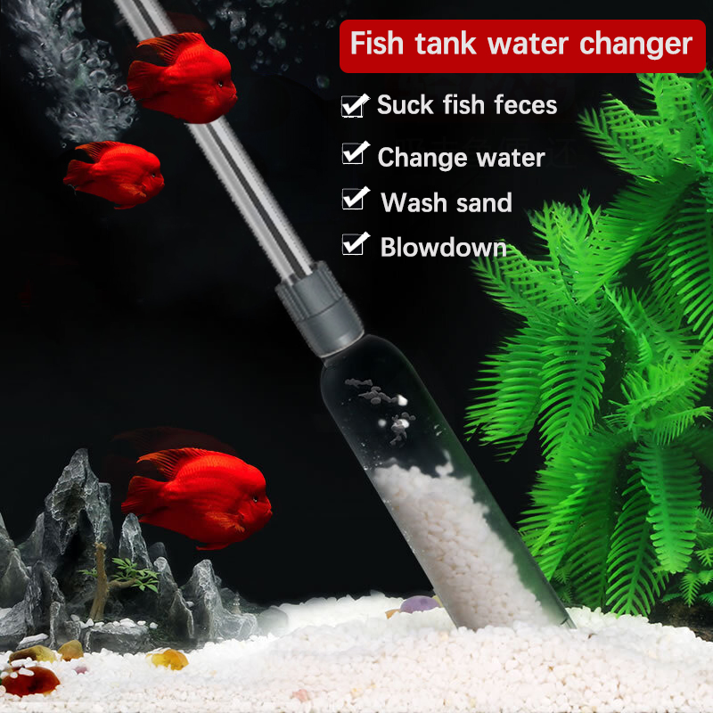 Fish Tank Water Change Aquarium Juwel Filter Syphon Cleaning Tools 3in1 Syphon Vacuum Cleaner for Fish Tank Water Filter Pump