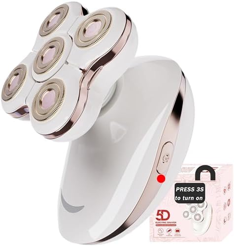 Electric Razors, Best Shaver, Rechargeable Trimmer with Detachable Head for Women's Legs, Bikini, Face, Lips Hairs, Cordless Wet Dry Facial Hair Removal for Women