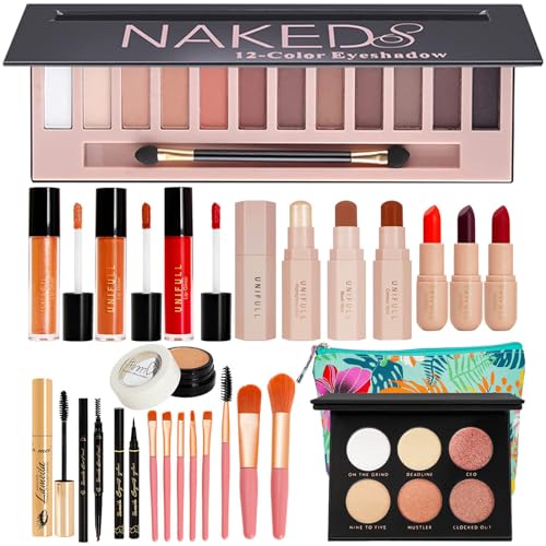 Makeup Kit for Women Full Kit,All in One Makeup Kit,Includes 12 Colors Eyeshadow Palette And multiple cosmetics,Makeup Gift Set for Women &Girls(YYP-NEW)