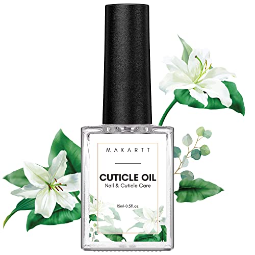 Makartt Nail Repair Cuticle Oil For Nails Care, Cuticle Softener Nail Growth Treatment Moisturizes and Strengthens, 15ML Quickly Absorbed Nail Tech Supplies Hand Foot Oil for Nail Art Manicure