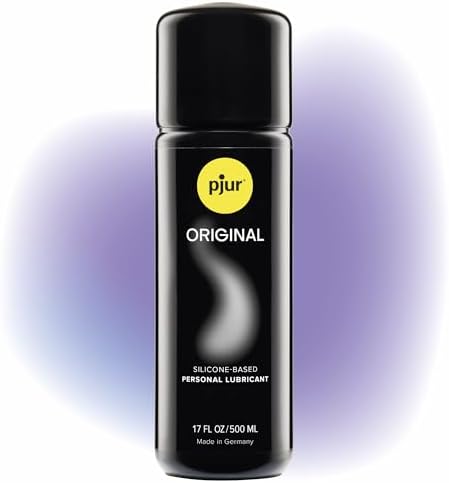 pjurOriginalSilicone Based Lubricant, Premium Lube for Men, Women & Couples, Odorless, 500ml /17fl.oz