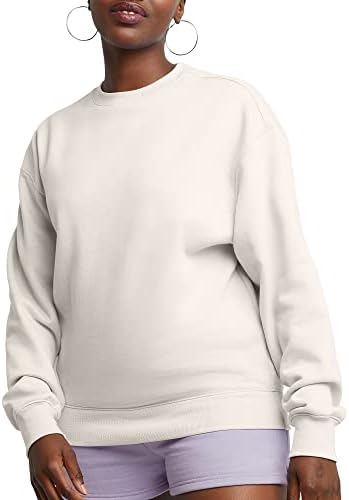 Hanes Women's Originals Plus Size Fleece Midweight Sweatshirt