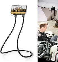 B-Land Cell Phone Holder, Universal Mobile Phone Stand, Lazy Bracket, DIY Flexible Mount Stand with Multiple Function (Black)