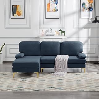 L-Shaped Sectional Modern Sofa Couch Set with Chaise, Lounge,Modular Cloud Sofa&Couch for Living Room Apartment Small Space, H-Light Gray, H-Gray