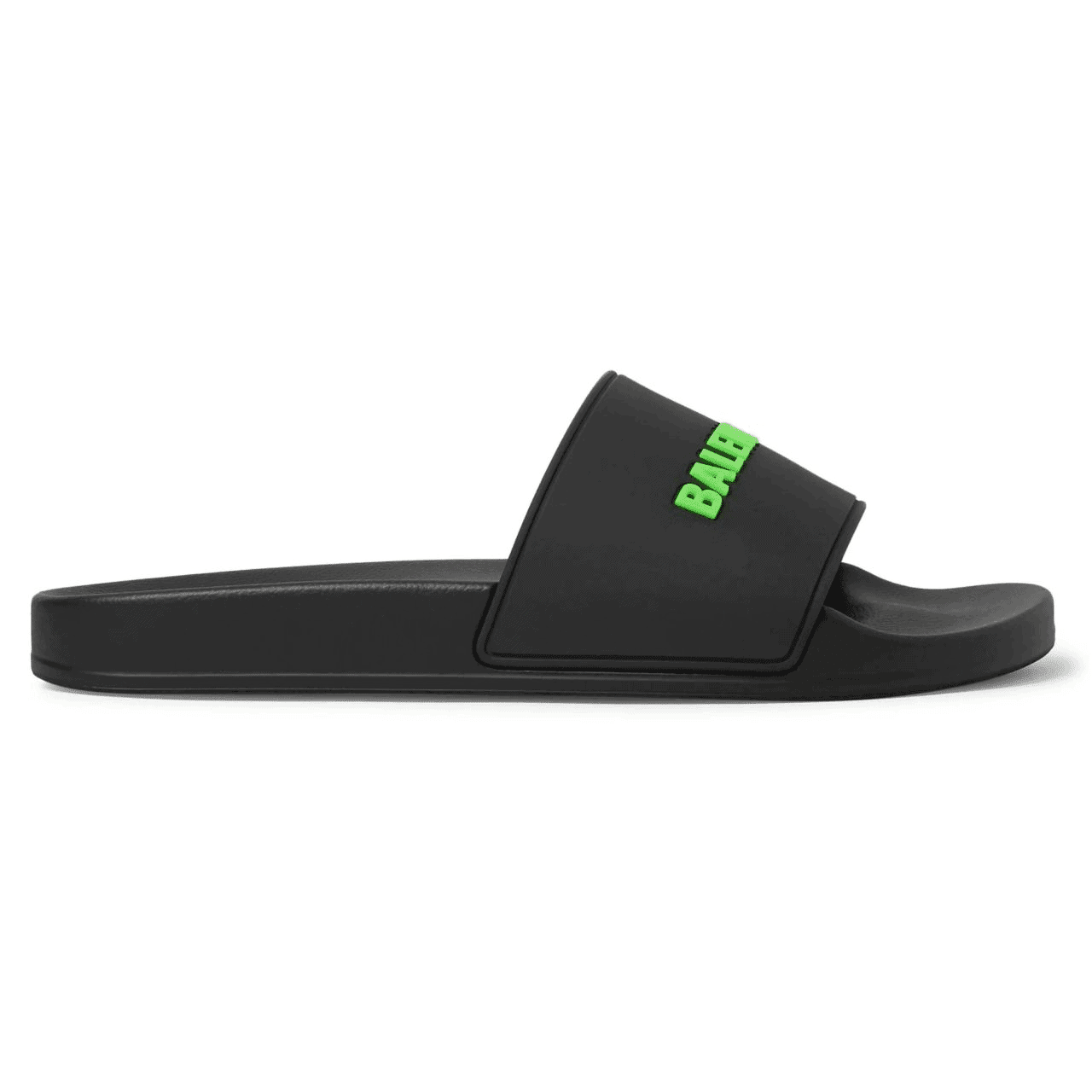 BALENCIAGA RUBBER LOGO POOL SLIDE SANDALS – BBS3