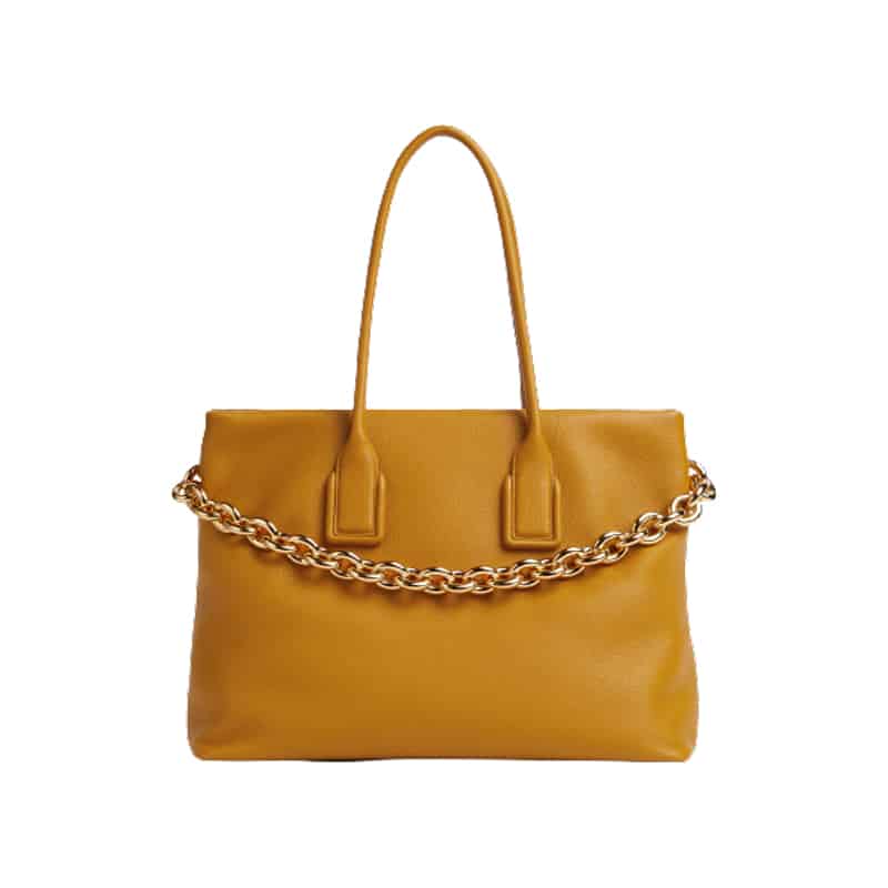 BOTTEGA VENETA WOMEN’S CHAIN TOTE IN COB  – WBV18