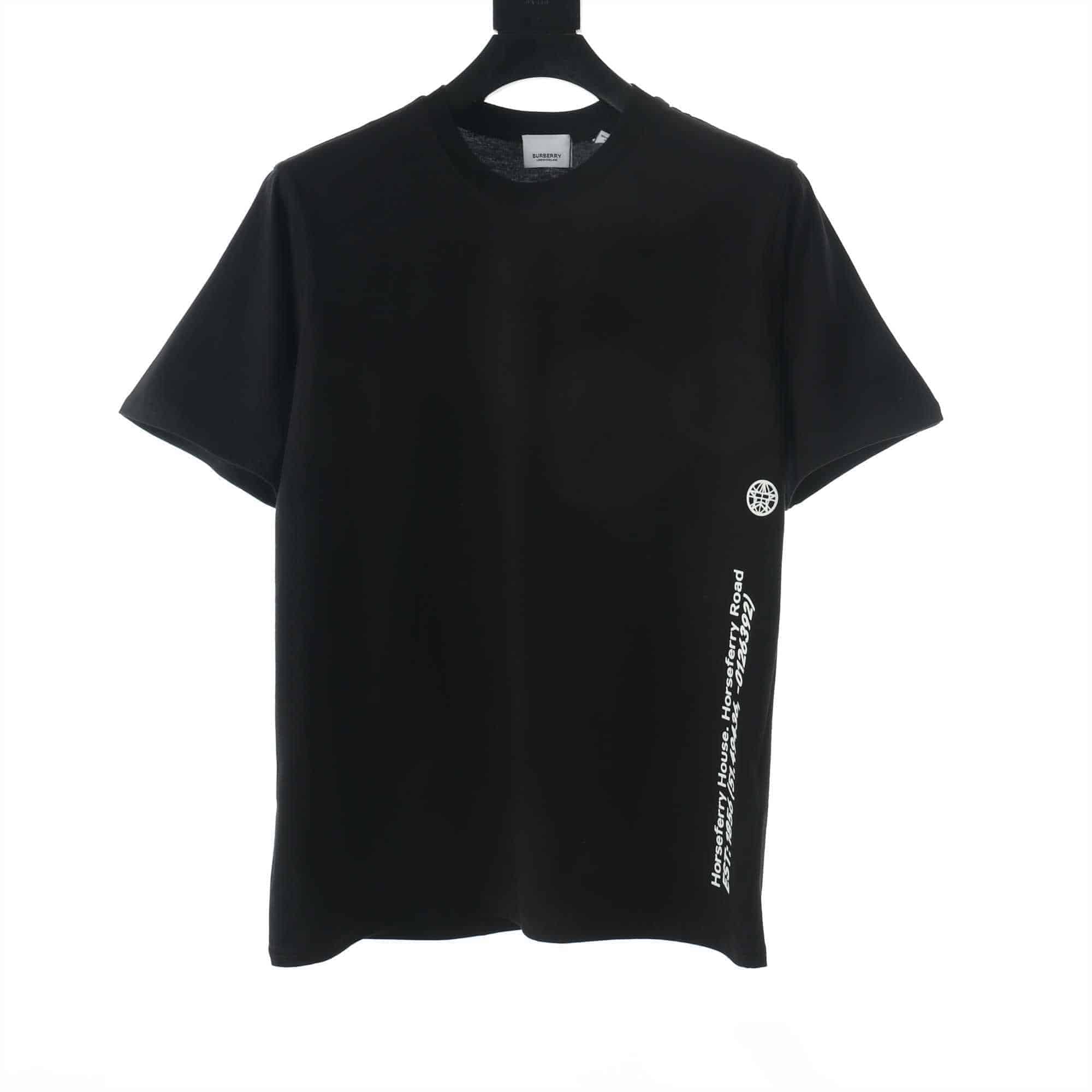 Burberry Black Carrick Coordinate T-Shirt – BBRS10