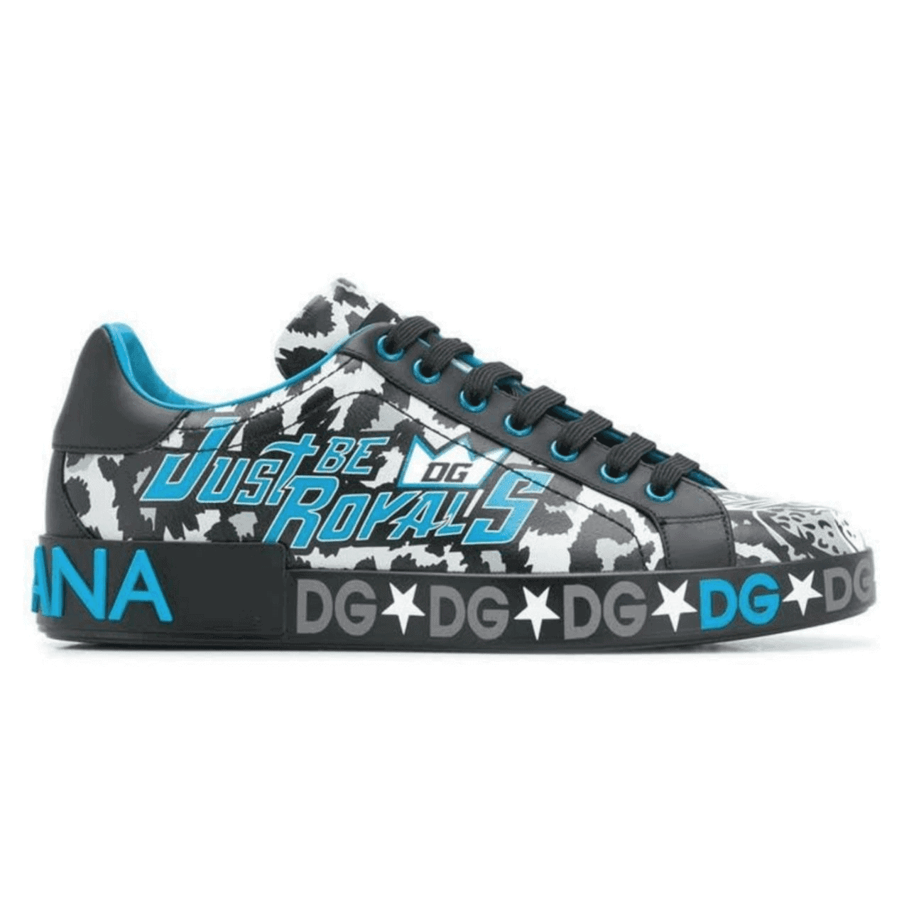 DOLCE & GABBANA PORTOFINO JUNGLE SPORT SNEAKERS – DG90